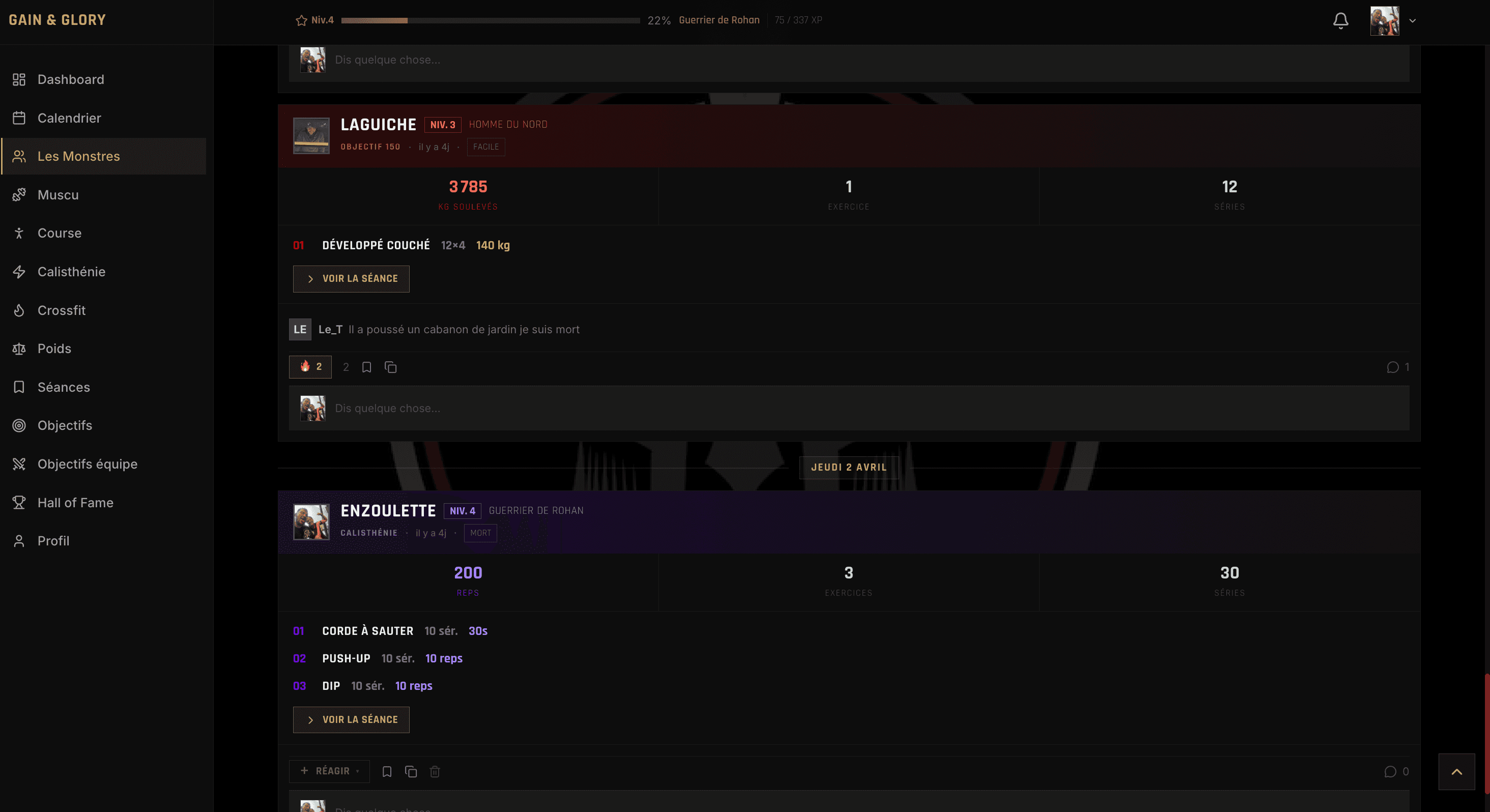 GainAndGlory - capture 3