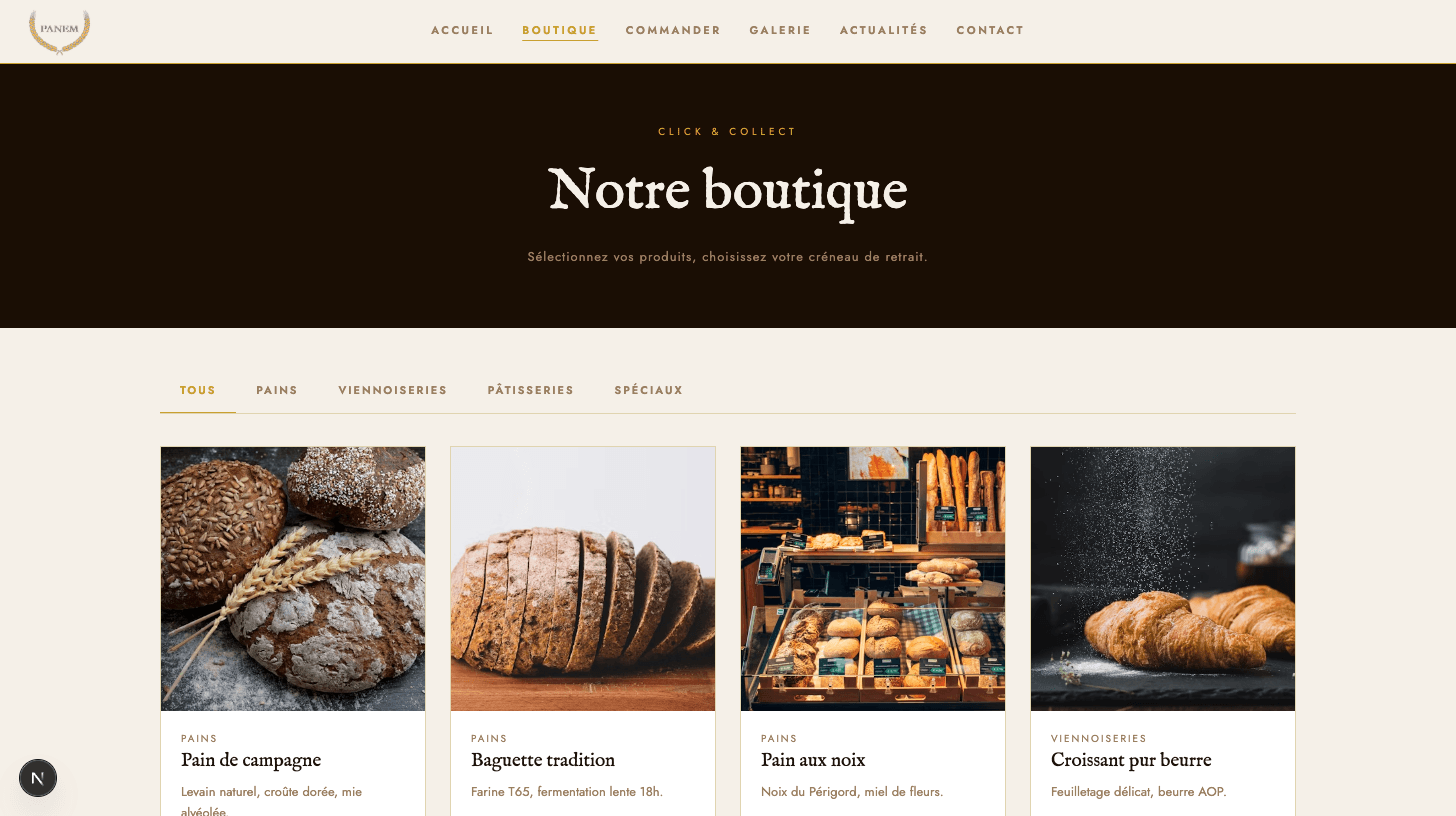 Boulangerie Panem - capture 2